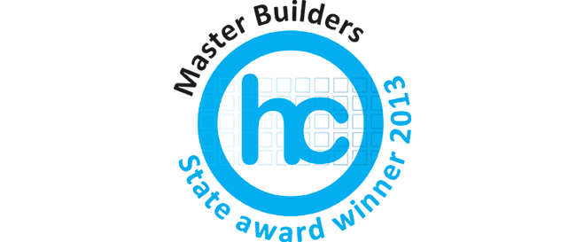 Master Builders Housing & Construction State Award winner 2013