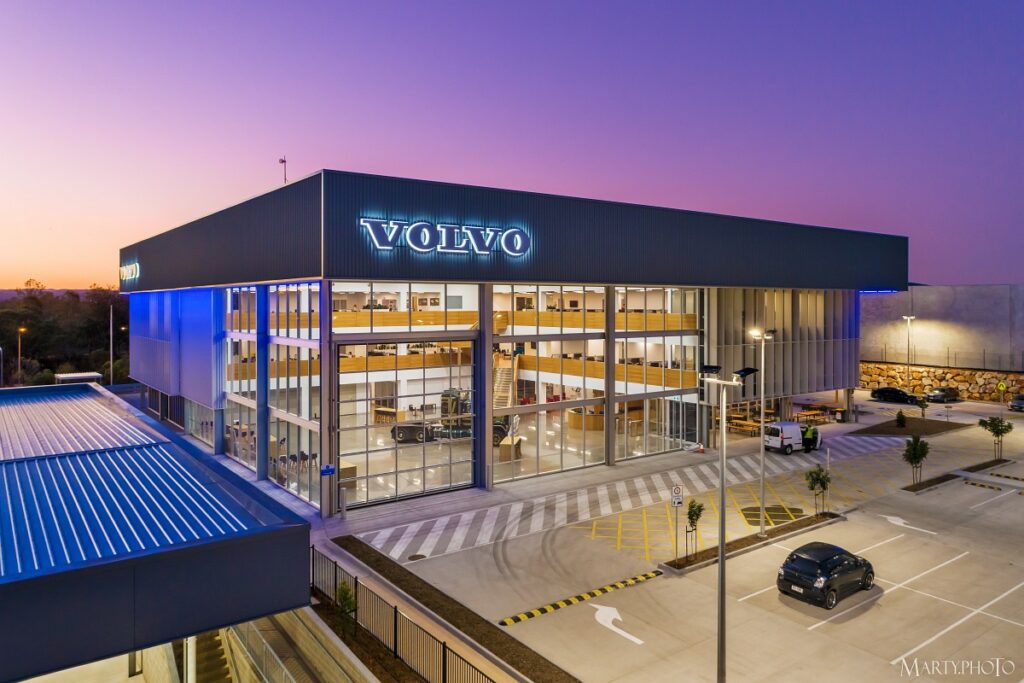 Volvo Trucks And Buses Facility - Spaceframe Design + Construct Solutions